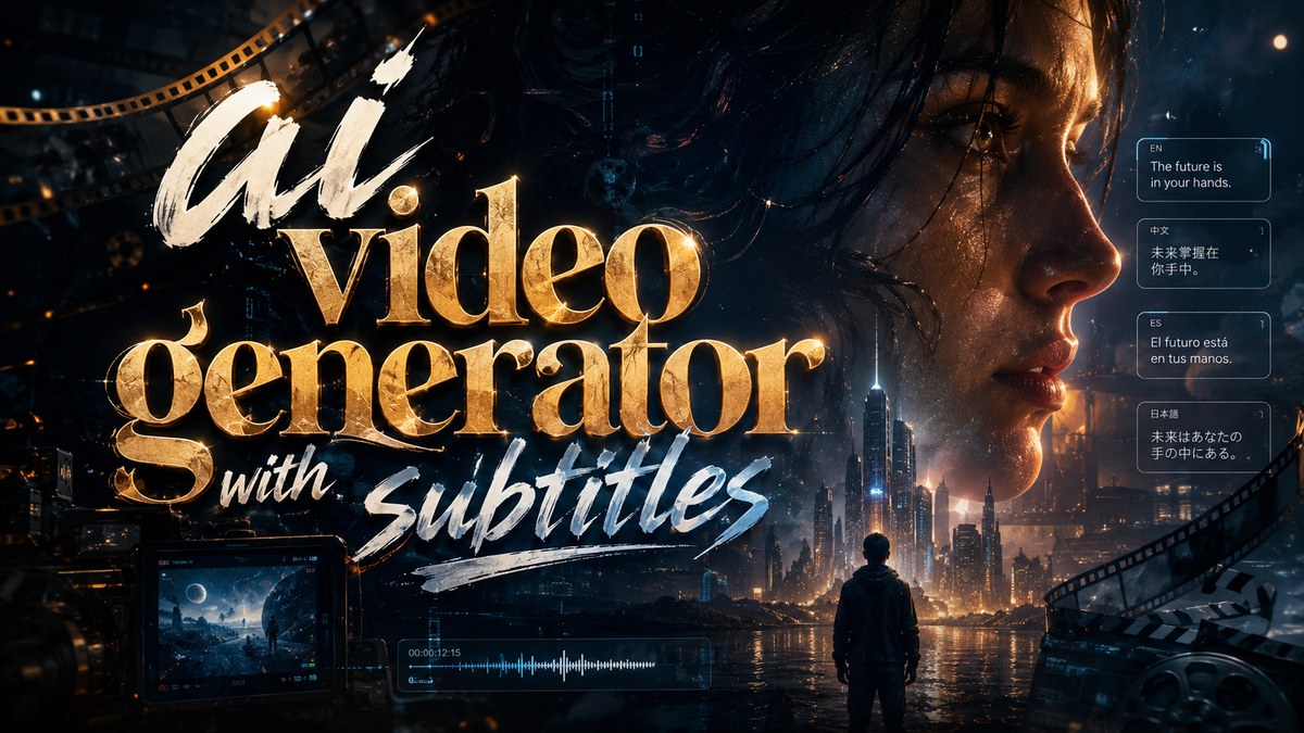 AI Video Generator with Subtitles: 2026's Ultimate Guide