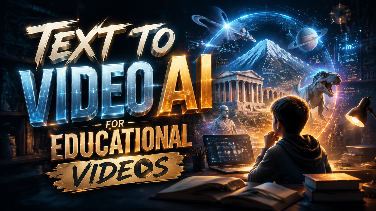 IA de texto a vídeo para vídeos educativos: Tendencias 2026