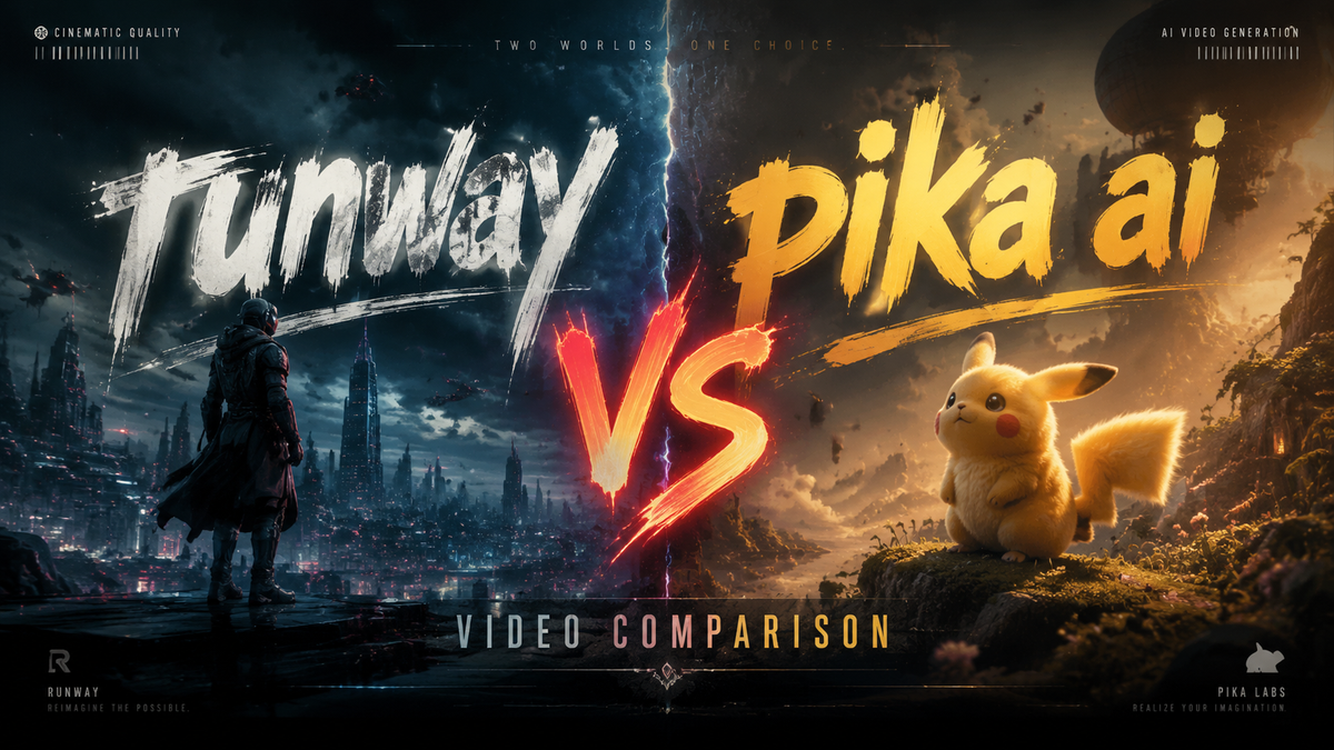 Runway vs Pika AI Video Comparison 2026: Which Is Better?