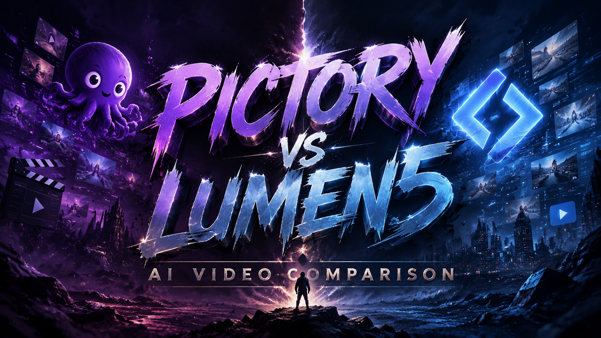 Pictory vs Lumen5 AI Video Comparison 2026: Which Wins?