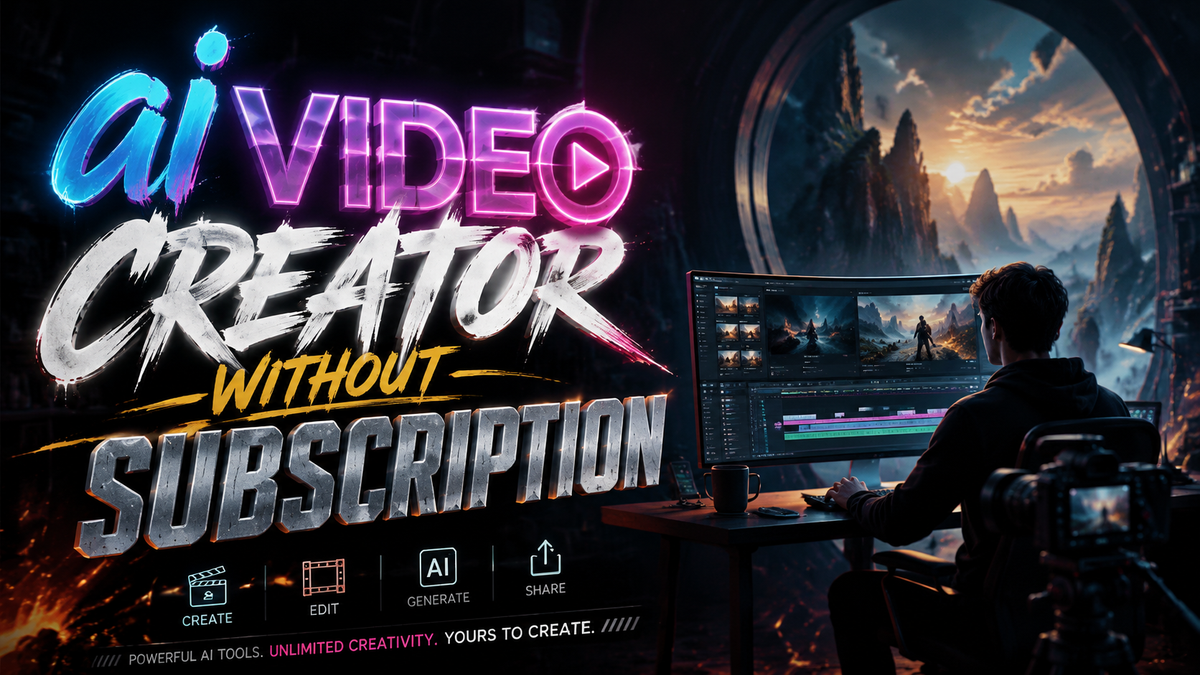 Best AI Video Creator Without Subscription in 2026