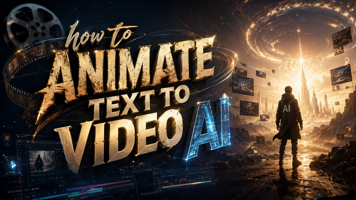 How to Animate Text to Video AI 2026: Ultimate Tutorial