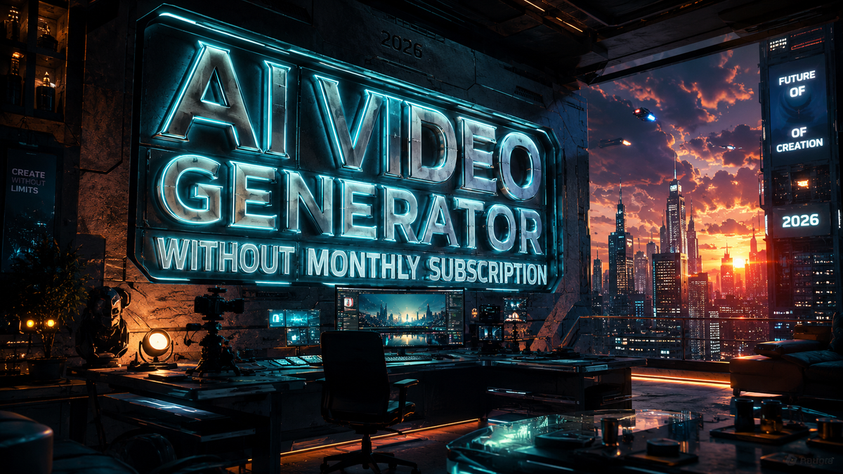 Best AI Video Generator Without Monthly Subscription (2026)