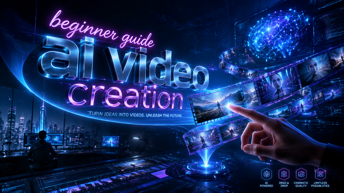 Beginner Guide to AI Video Creation 2026: Tips & Tools