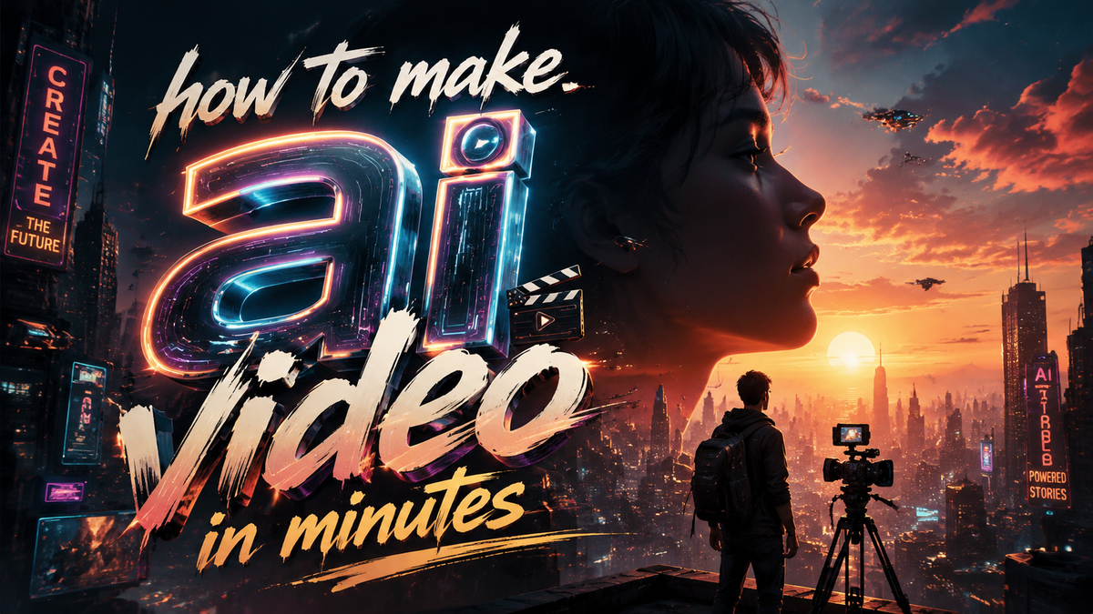 How to Make AI Video in Minutes: 2026's Fastest Methods
