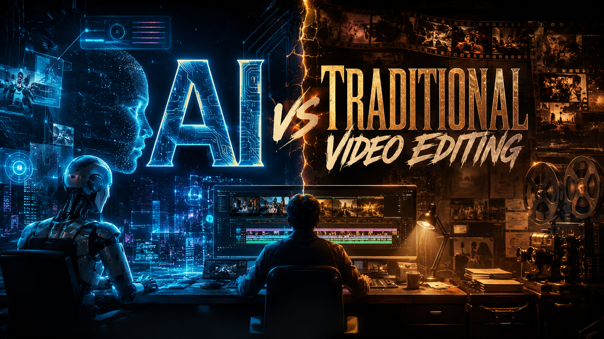 AI vs Traditional Video Editing 2026: The Ultimate Showdown