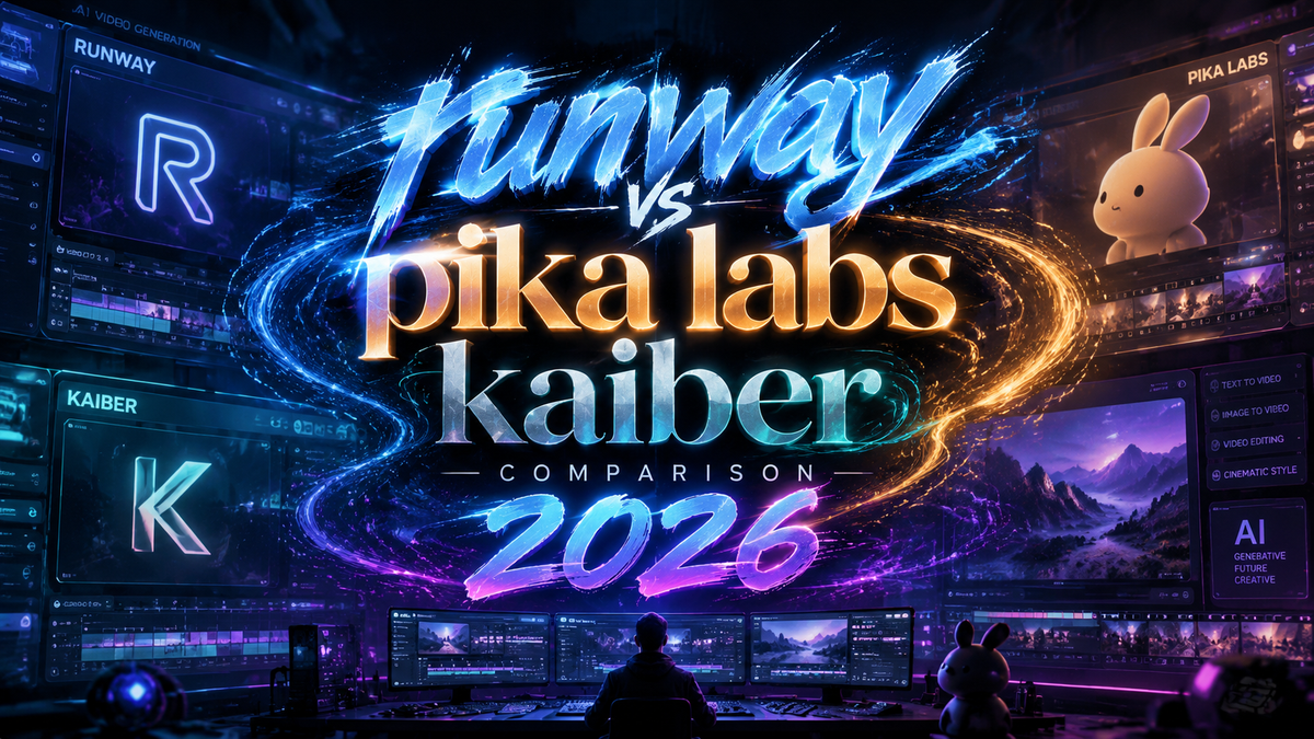 Ultimate Runway vs Pika Labs vs Kaiber 2026 Vergleich
