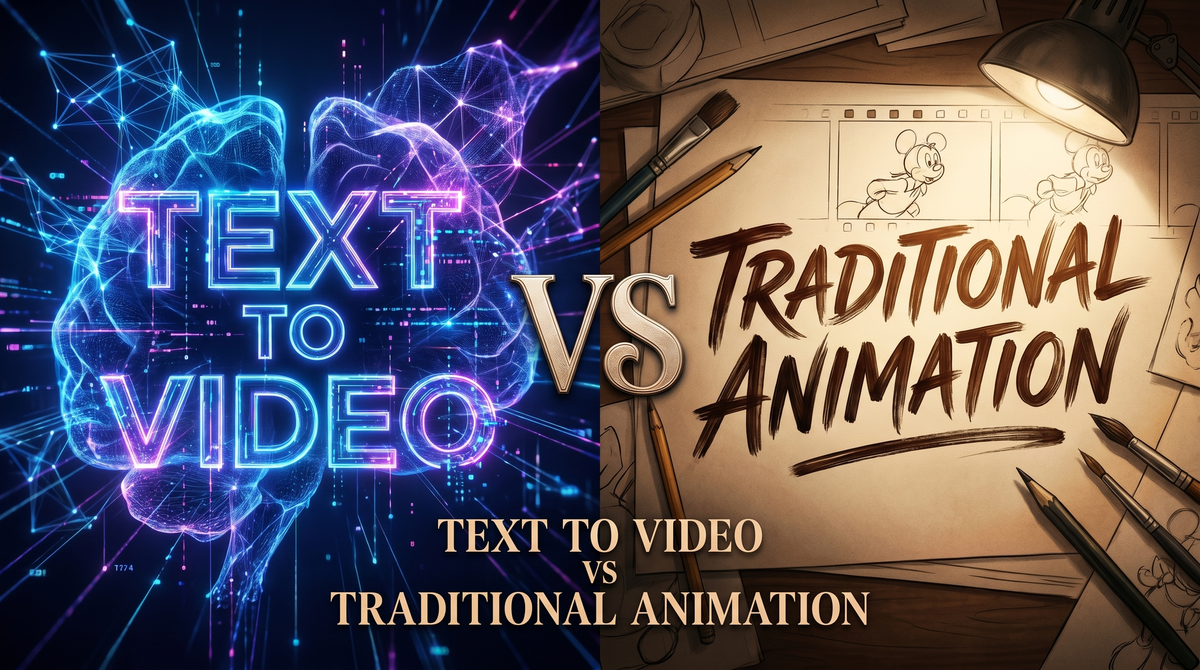 Text to Video vs Traditional Animation: 2026 Guide