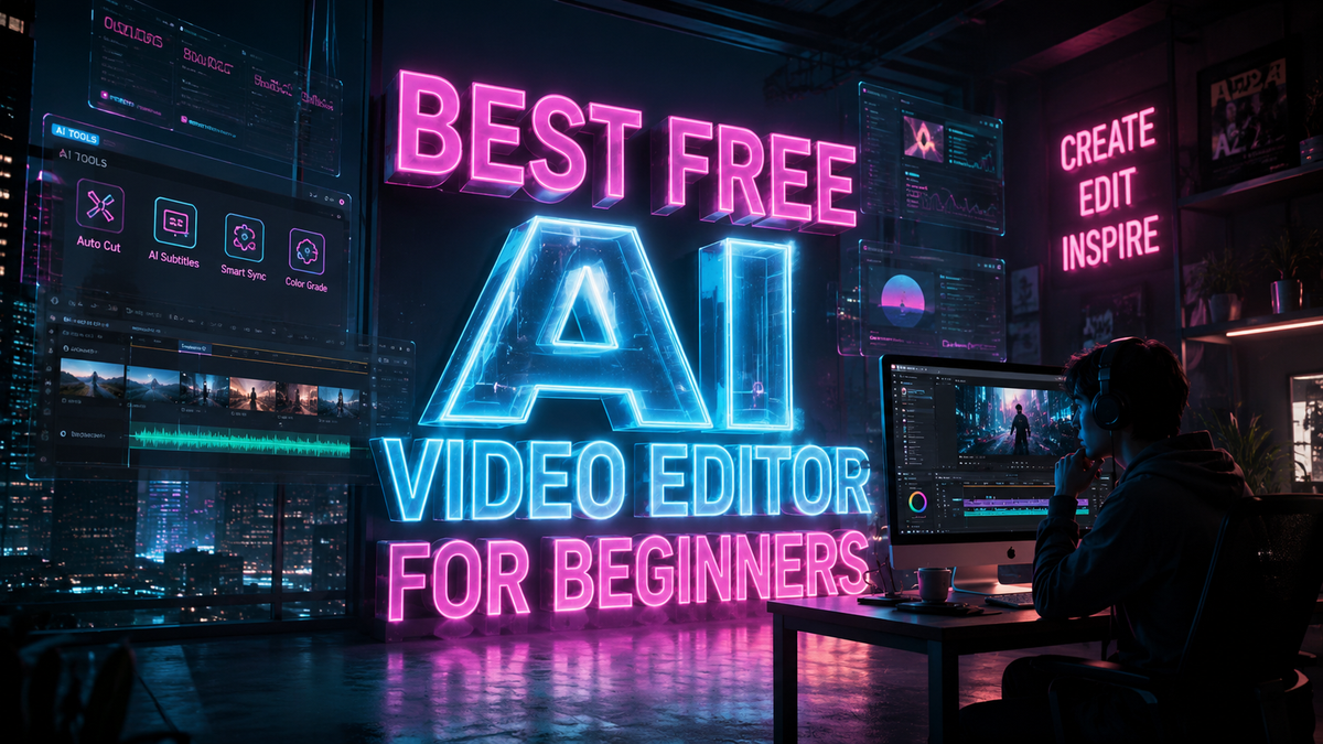 Best Free AI Video Editor for Beginners (2026 Rankings)