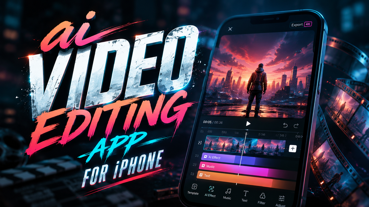 Best AI Video Editing App for iPhone in 2026: Top Picks