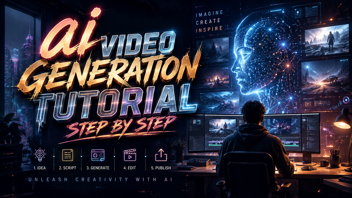 AI Video Generation Tutorial Step by Step (2026 Guide)