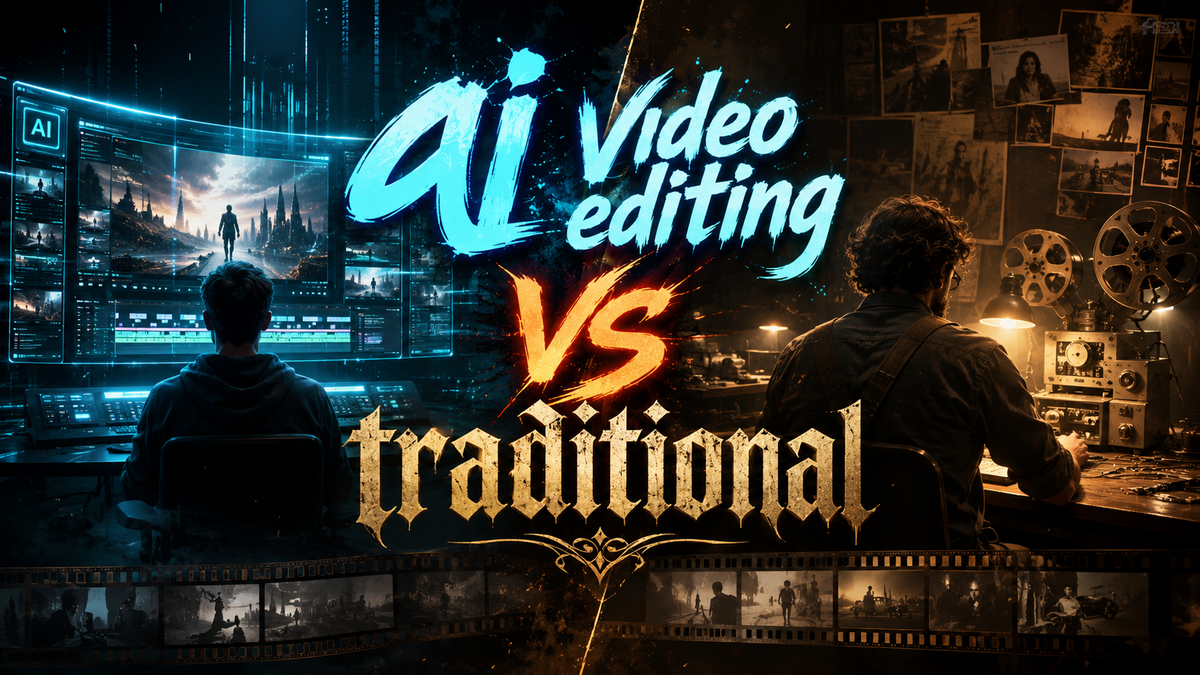 AI Video Editing vs Traditional (2026): The Ultimate Showdown