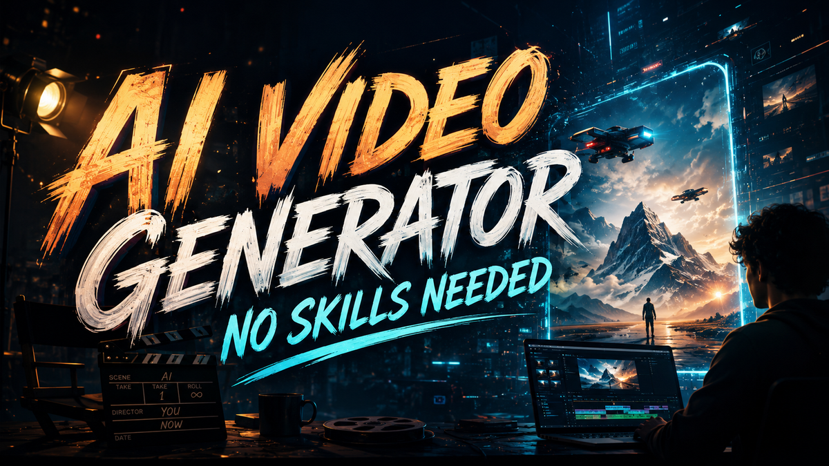 AI Video Generator No Skills Needed: 2026's Easiest Tool