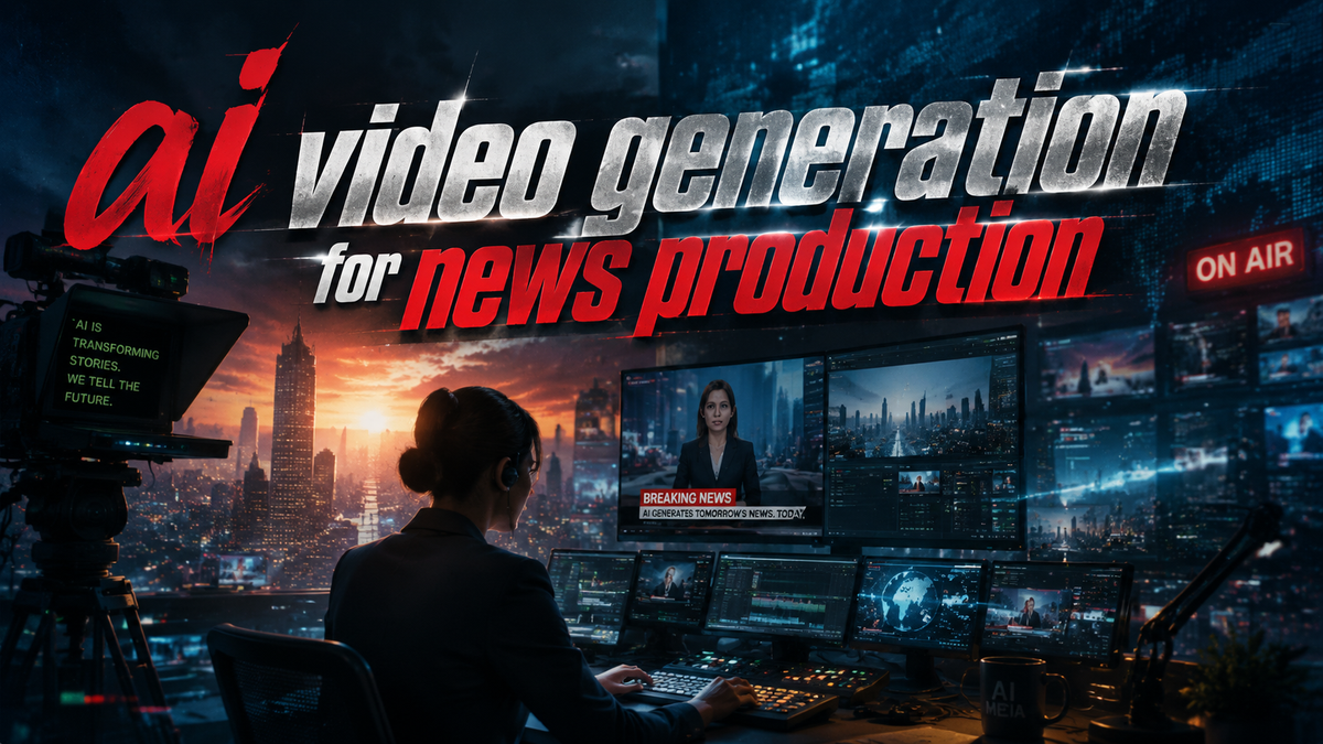 How AI Video Generation for News Production in 2026