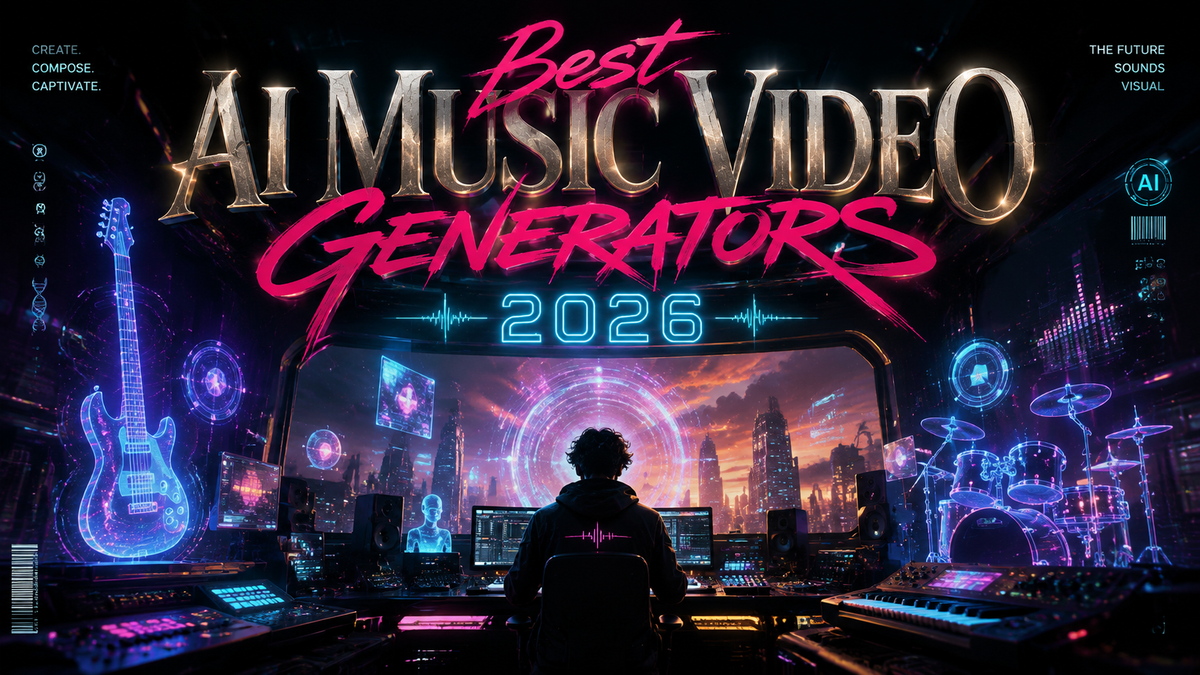 Best AI Music Video Generators 2026: Top Picks & Reviews