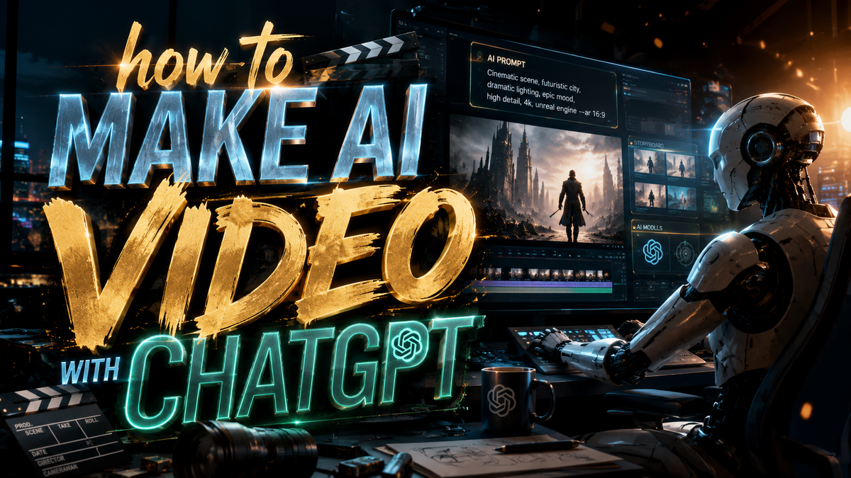 Como Fazer um Vídeo de IA com ChatGPT (Guia Completo 2026)