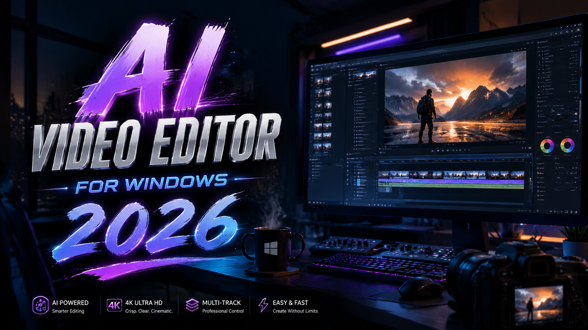 Meilleur éditeur vidéo IA pour Windows 2026 : Meilleurs outils et fonctionnalités