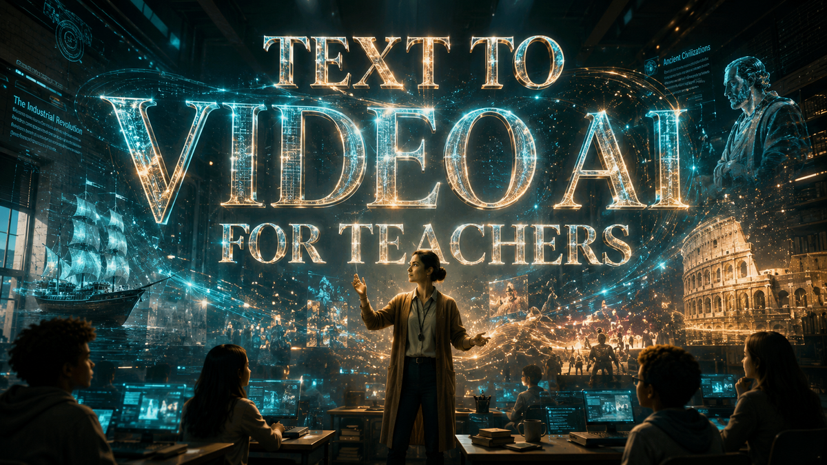 Text to Video AI for Teachers: 2026 Classroom Guide