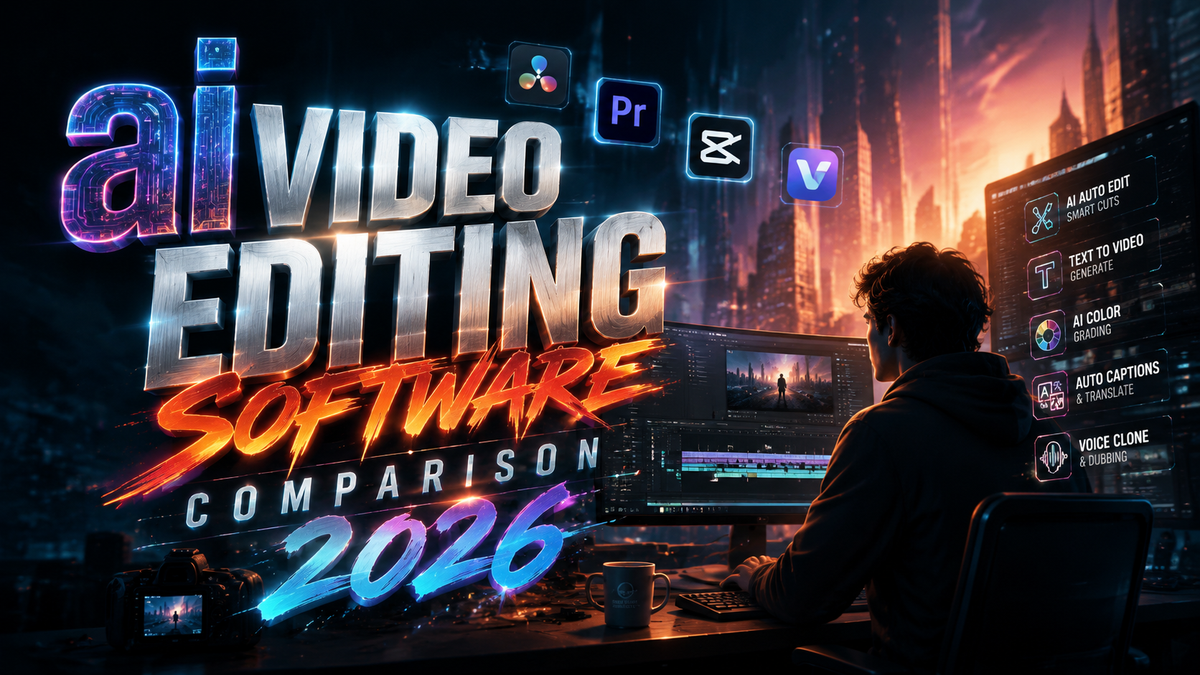 AI Video Editing Software Comparison 2026: Top Tools