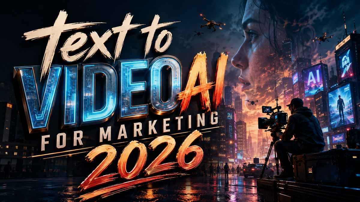 Text to Video AI for Marketing 2026: The Future of Content