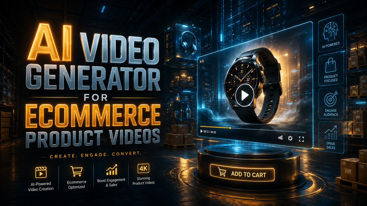 Top AI Video Generator for Ecommerce Product Videos 2026