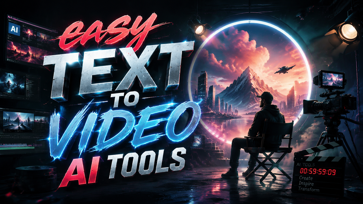 Easy Text to Video AI Tools 2026: Top Picks