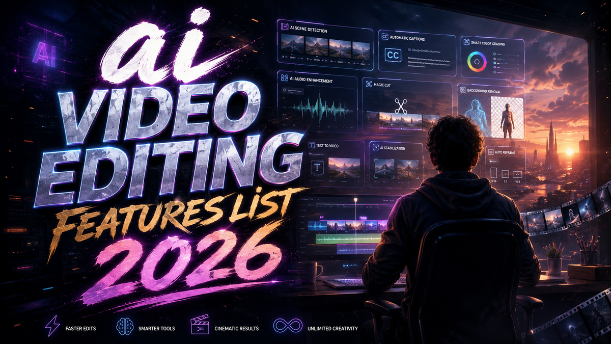 AI Video Editing Features List 2026: Top Innovations