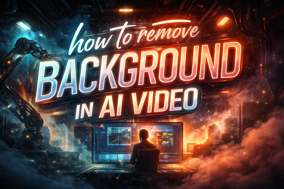 How to Remove Background in AI Video in 2026 (Easy Guide)