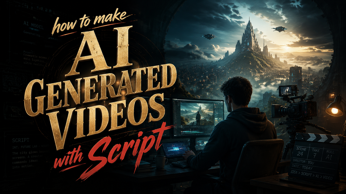 How to Make AI Generated Videos with Script in 2026 (Full Guide)