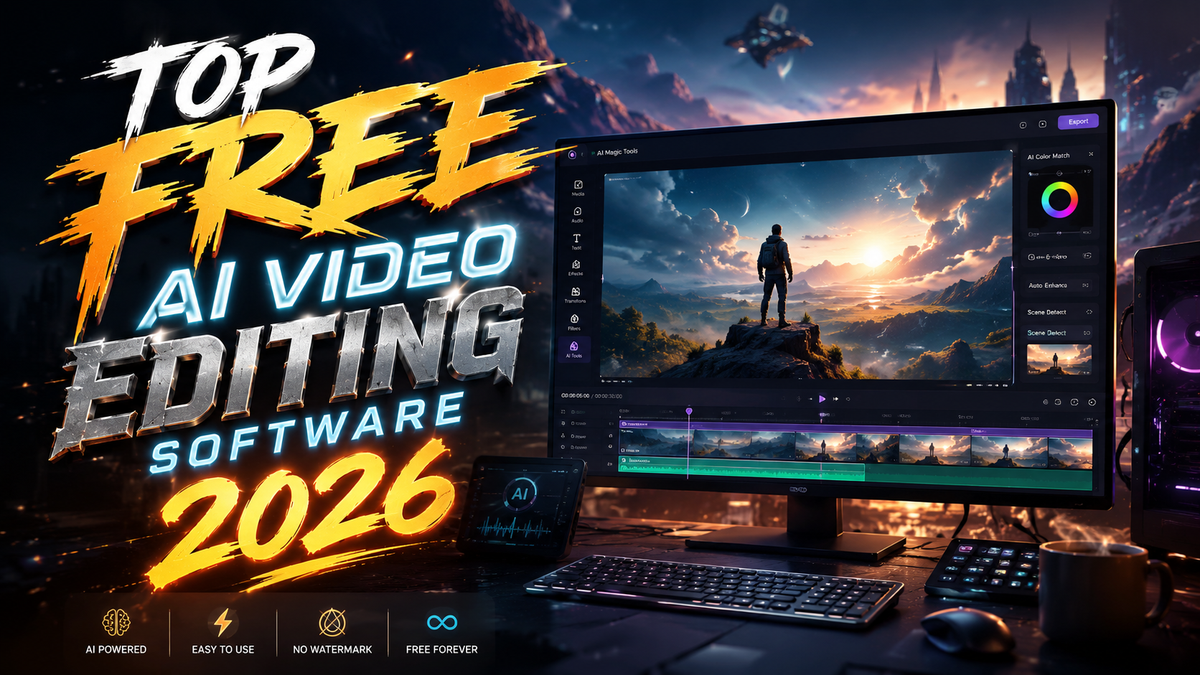 Top Free AI Video Editing Software 2026: Best Picks