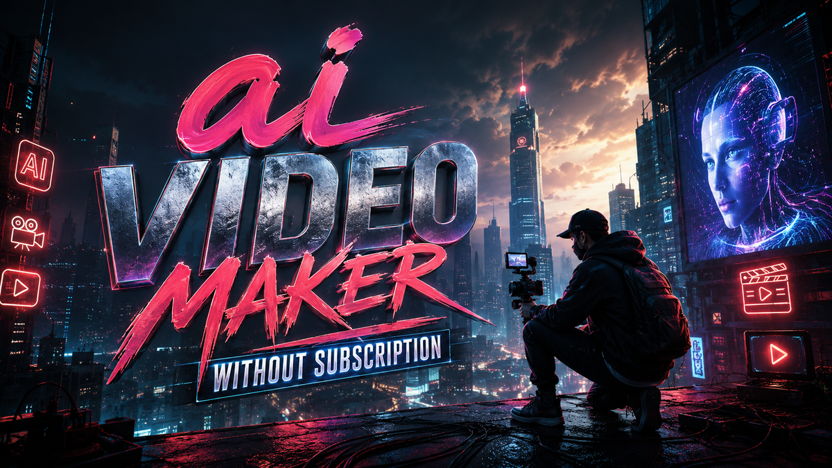 AI Video Maker Without Subscription (2026 Guide)