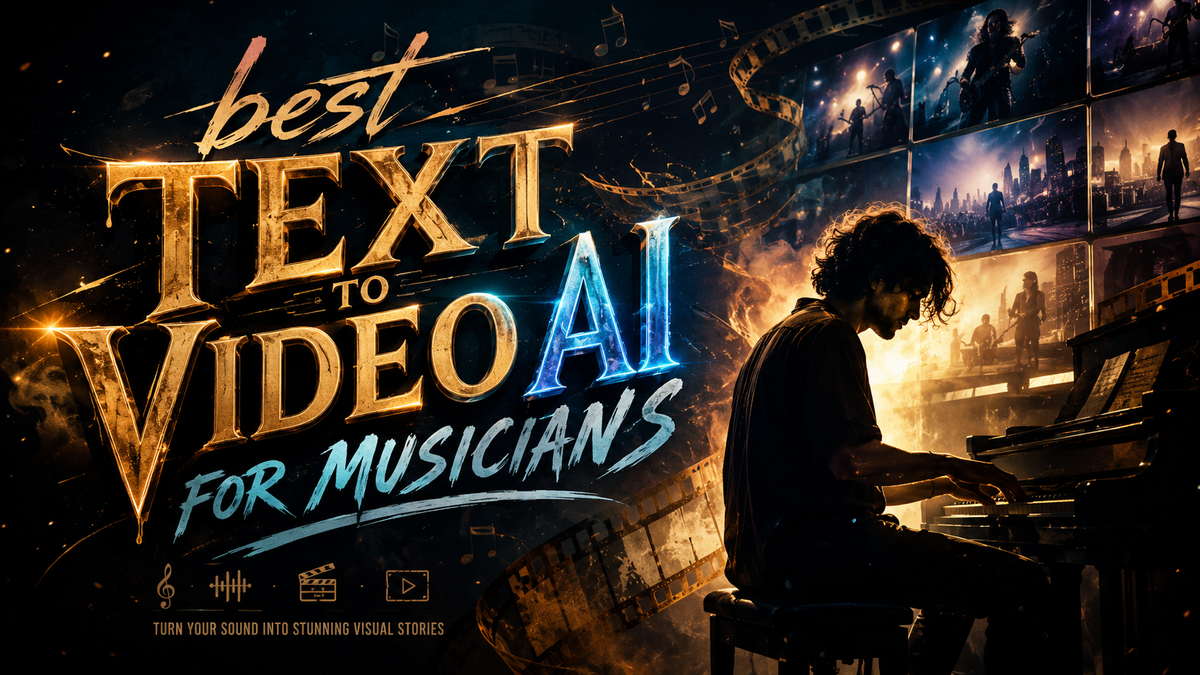 Melhor IA de Texto para Vídeo para Músicos (Guia 2026)