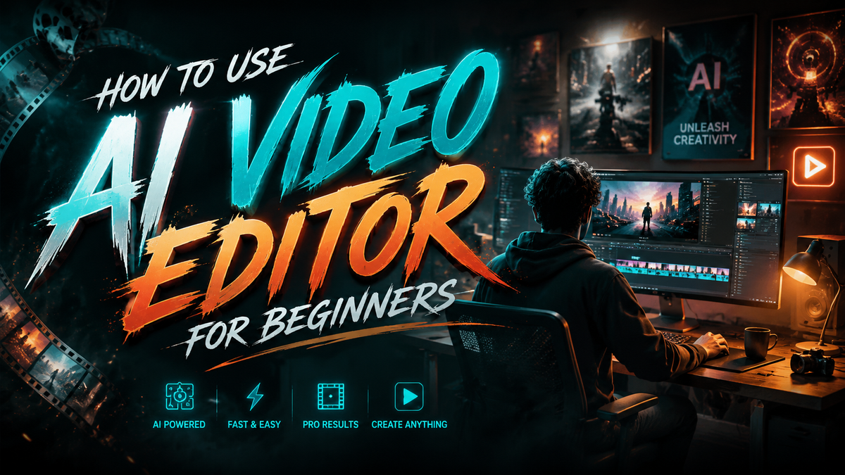 How to Use AI Video Editor for Beginners (2026 Guide)