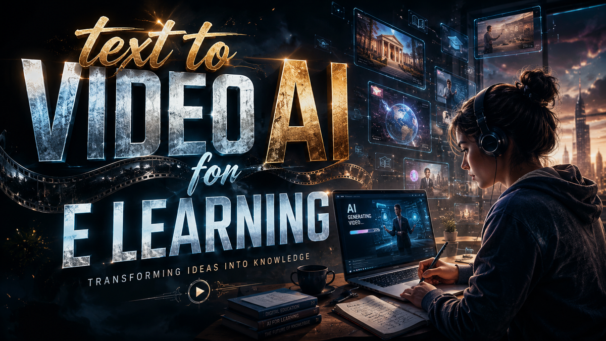 Text to Video AI for E-Learning 2026: Future of EdTech