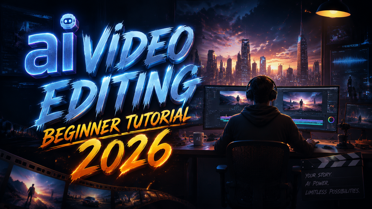AI Video Editing Beginner Tutorial 2026: Step-by-Step Guide