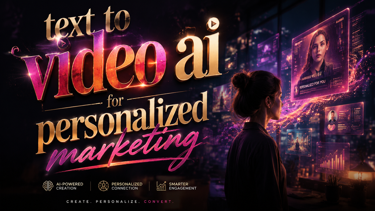 IA de Texto a Video para Marketing Personalizado en 2026