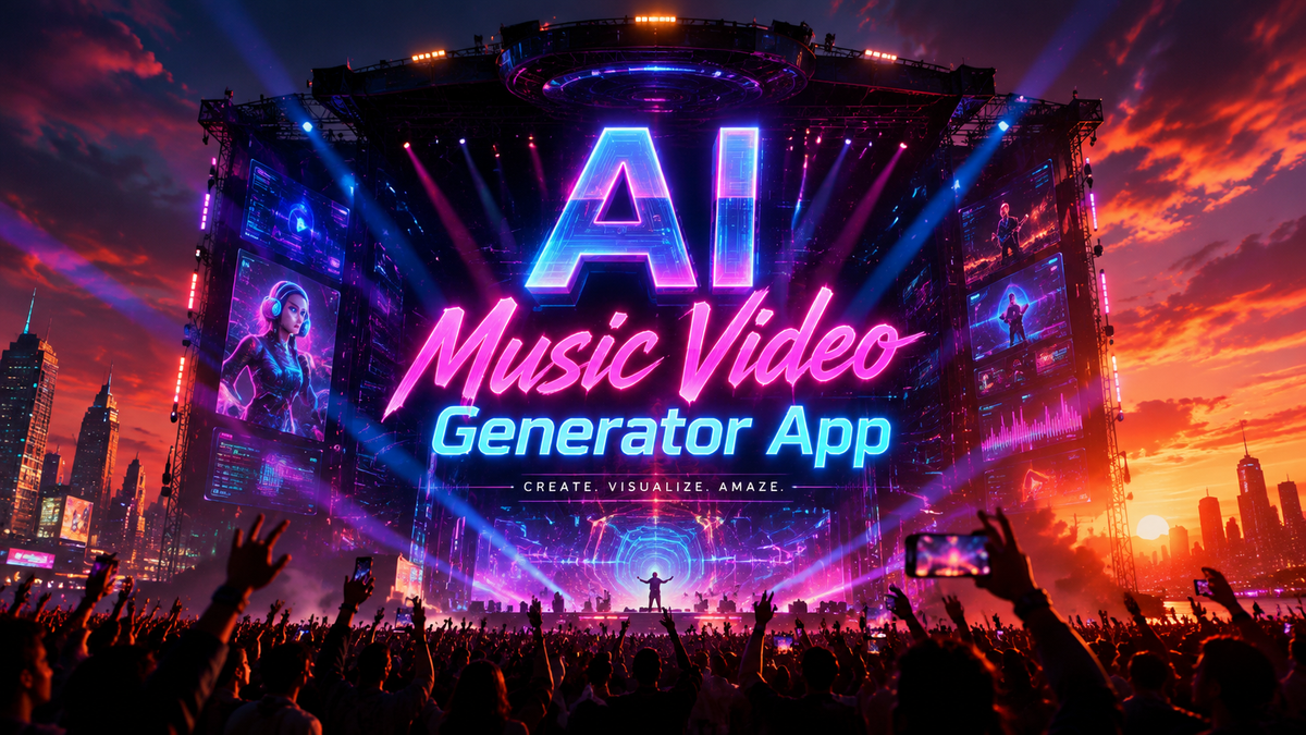 App Generadora de Videos Musicales con IA - Crea Ahora