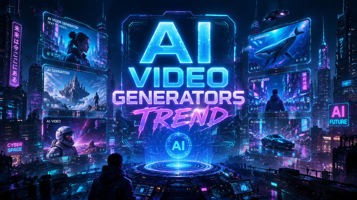Tendência de Geradores de Vídeo por IA em 2026 | Guia Completo
