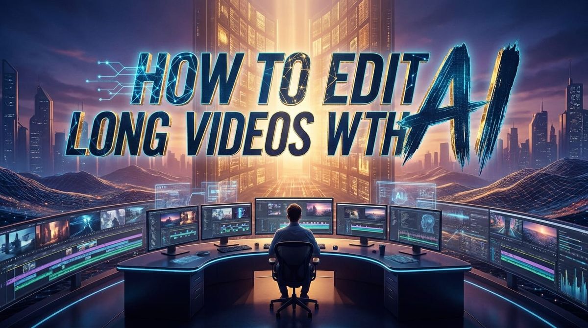 Cómo editar videos largos con IA: Guía definitiva 2026