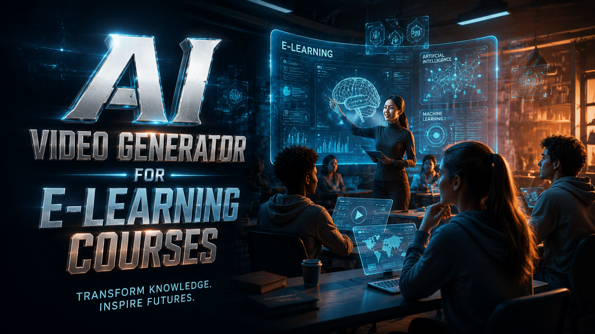 AI Video Generator for E-Learning Courses (2026 Trends & Tools)