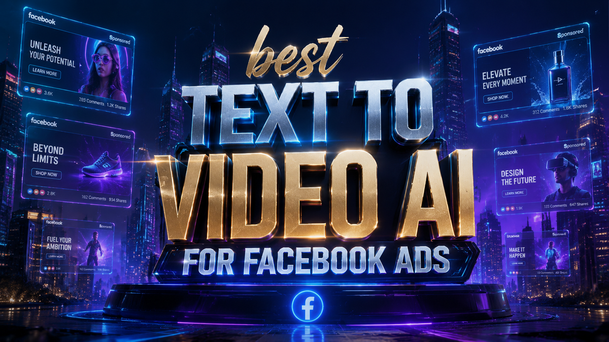 Best Text to Video AI for Facebook Ads in 2026 (Top Picks)