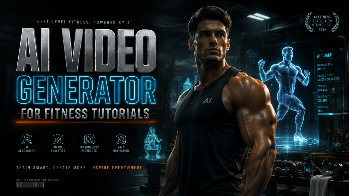 AI Video Generator for Fitness Tutorials (2026): Create & Scale Fast