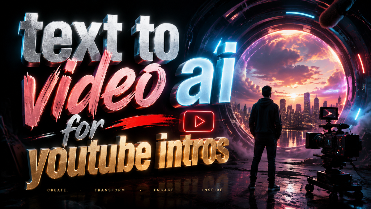 Text to Video AI for YouTube Intros: 2026's Top Tools