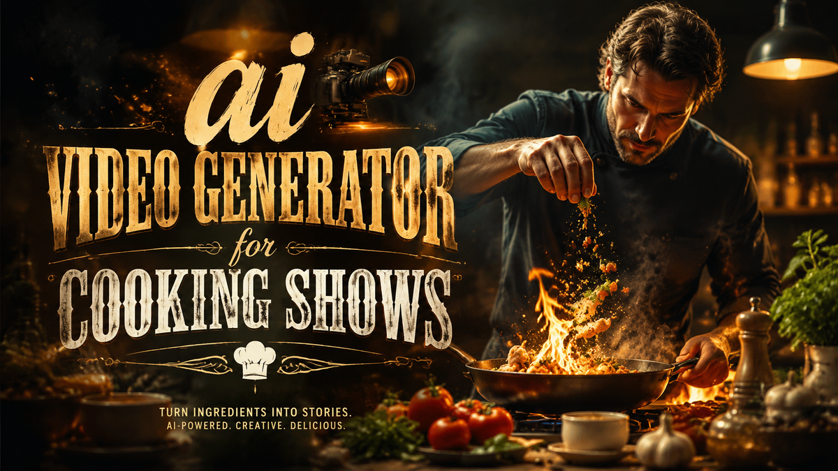 AI Video Generator for Cooking Shows: 2026's Top Tools