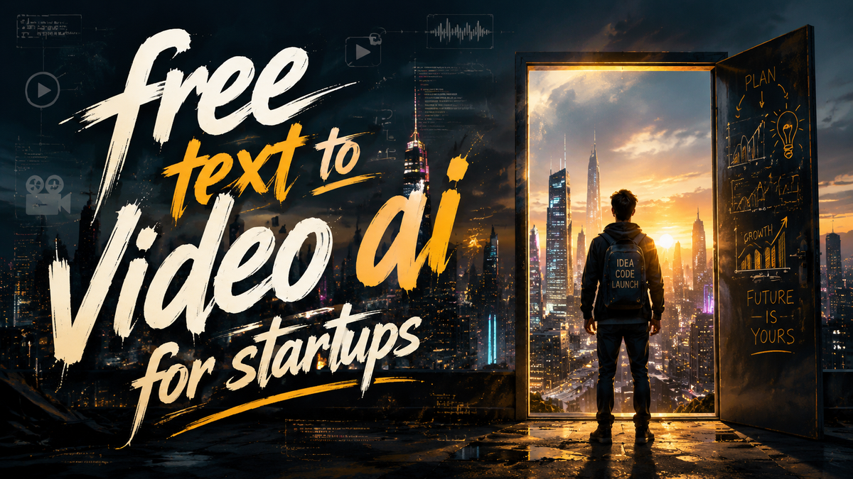 Free Text to Video AI for Startups: 2026's Top Tools