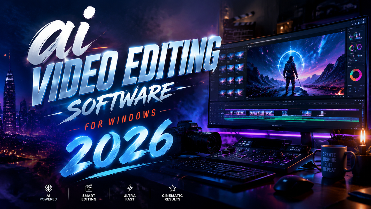Best AI Video Editing Software for Windows in 2026