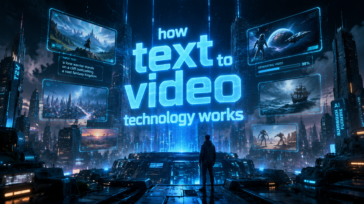 How Text to Video Technology Works in 2026: AI Explained