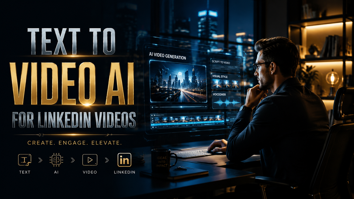 Text to Video AI for LinkedIn Videos: 2026 Trends & Tools