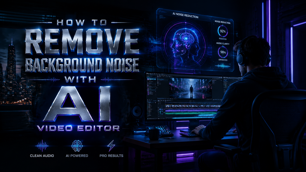 How to Remove Background Noise with AI Video Editor (2026 Guide)