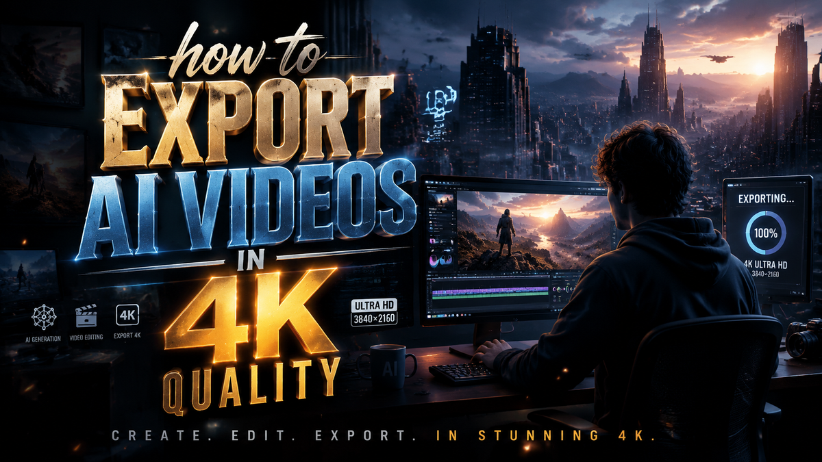 Cómo exportar videos de IA en calidad 4K: Guía paso a paso